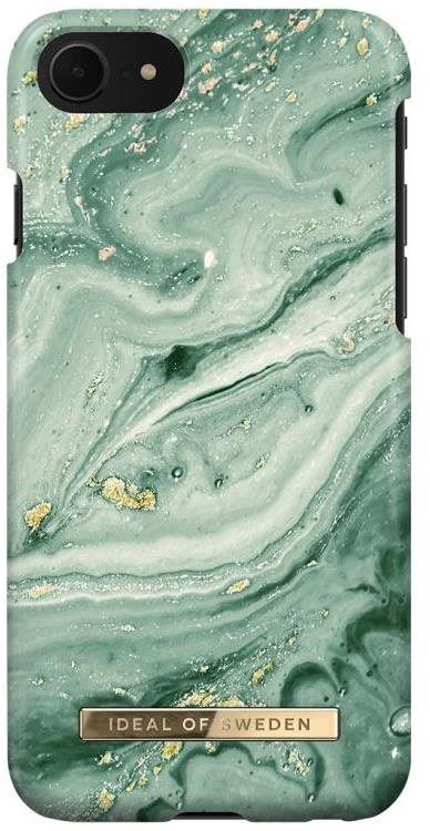 Kryt na mobil iDeal Of Sweden Fashion pro iPhone 8/7/6/6S/SE (2020/2022) mint swirl marble