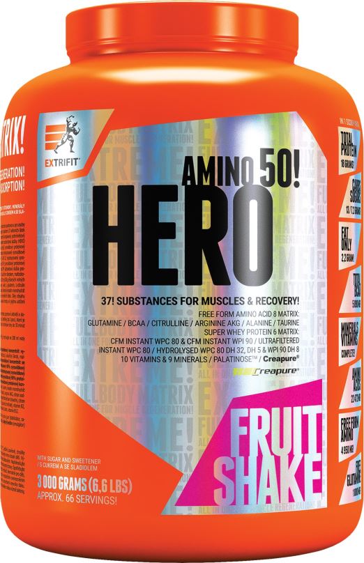 Protein Extrifit Hero 3000 g fruit shake
