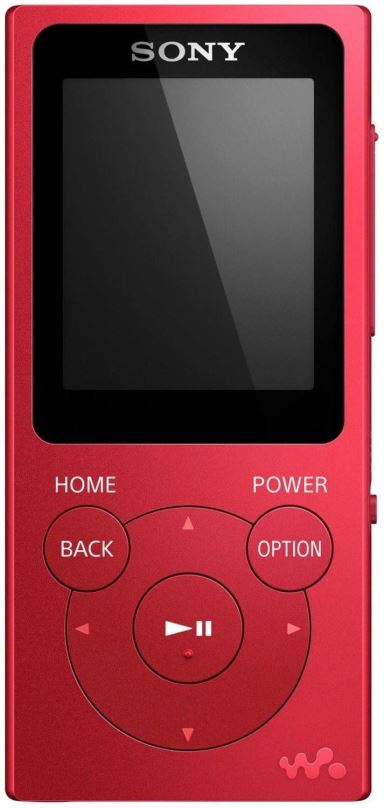 MP3 přehrávač Sony WALKMAN NWE-394R červený