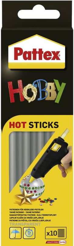 Lepicí tyčinky PATTEX Hobby Hot Sticks 11 mm/10ks