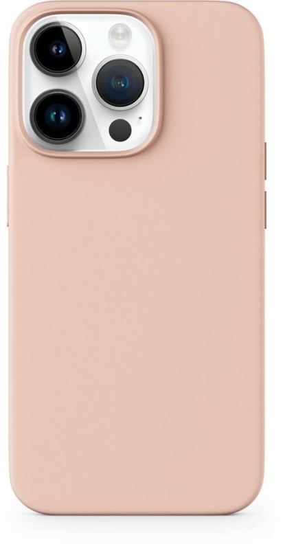 Kryt na mobil Epico silikonový kryt pro iPhone 14 Pro Max s podporou uchycení MagSafe - růžový