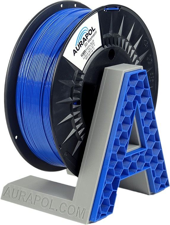 Filament AURAPOL PET-G Filament Modrá 1 kg 1,75 mm AURAPOL