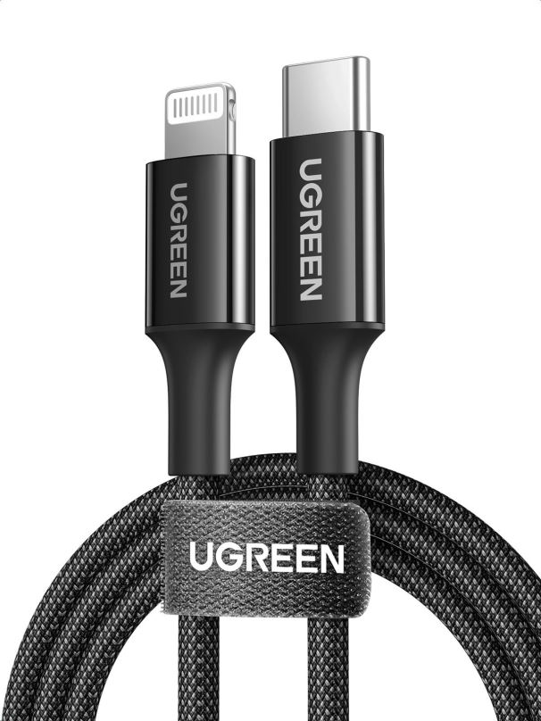 Datový kabel Ugreen USB-C to Lightning Cable 1m (Black)