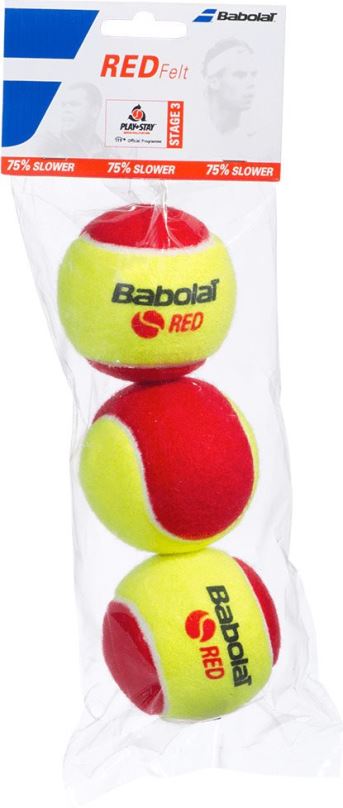 Tenisový míč Babolat Red Felt X 3