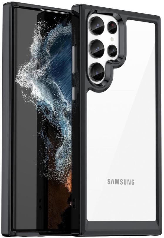 Kryt na mobil MG Outer Space pro Samsung Galaxy S23 Ultra, černý