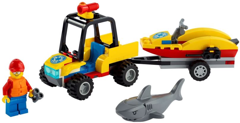 LEGO stavebnice LEGO City 60286 Záchranná plážová čtyřkolka