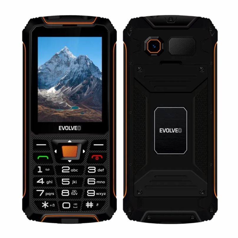 Mobilní telefon EVOLVEO StrongPhone Z6 oranžový