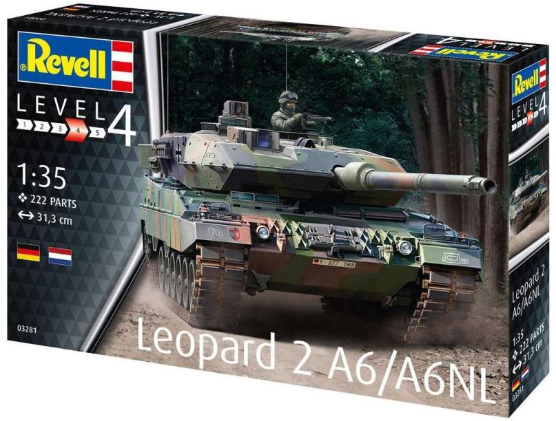 Model tanku Plastic ModelKit tank 03281 - Leopard 2 A6/A6NL