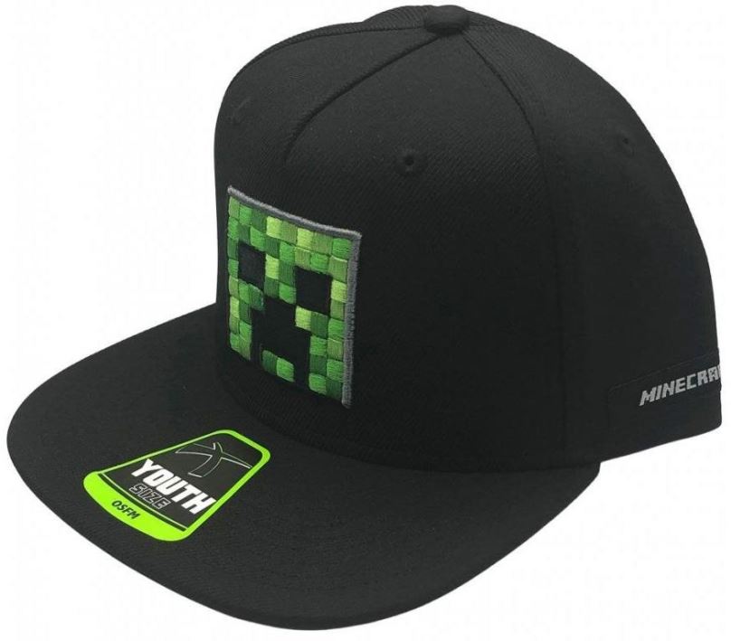 Kšiltovka Minecraft: Creeper - snapback kšiltovka