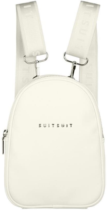 Městský batoh SUITSUIT BF-30014 mini Fabulous Fifties Egg White, bílý