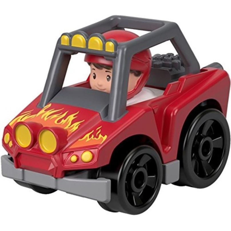 Fisher Price Little People mini autíčko Terénní bugina červená, Mattel FHB95