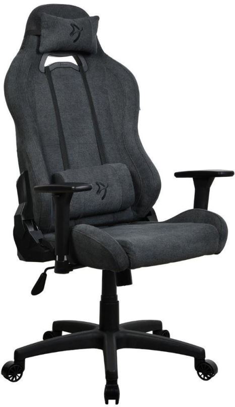 Herní židle AROZZI Torretta Soft Fabric v2 tmavě šedá