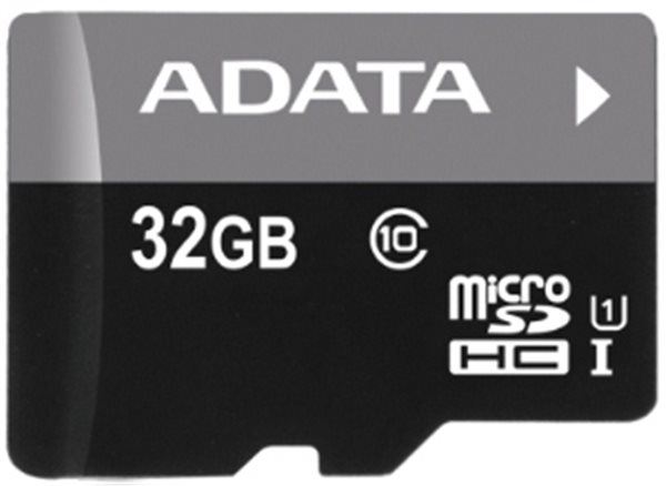 Paměťová karta ADATA Premier MicroSDHC 32GB UHS-I + SDHC adaptér