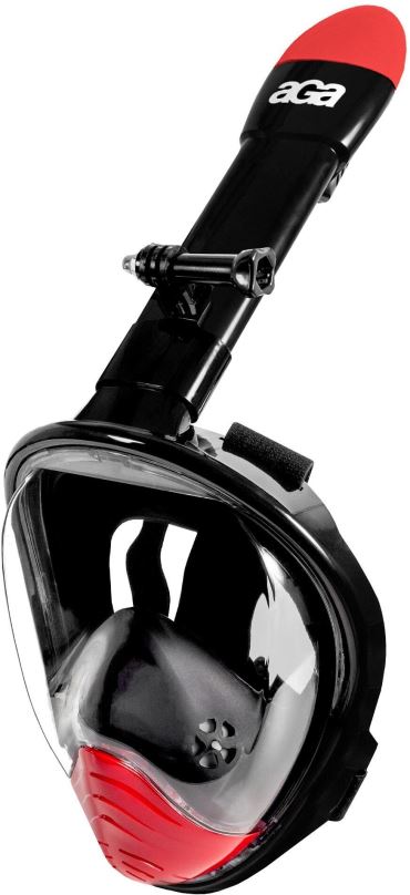 Šnorchlovací maska Aga Dětská celoobličejová šnorchlovací maska XS DS1111 černá
