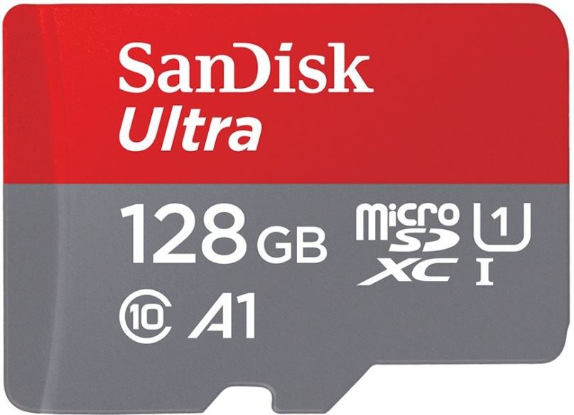 Paměťová karta SanDisk MicroSDX Ultra 128GB + SD adaptér