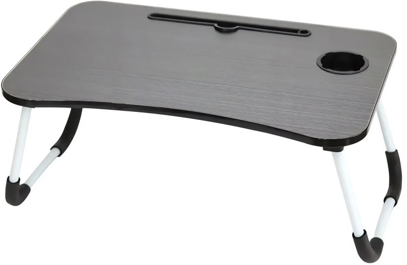 Stolek na notebook Verk 06230 Skládací stolek pod notebook 28 x 60 x 40 cm černý