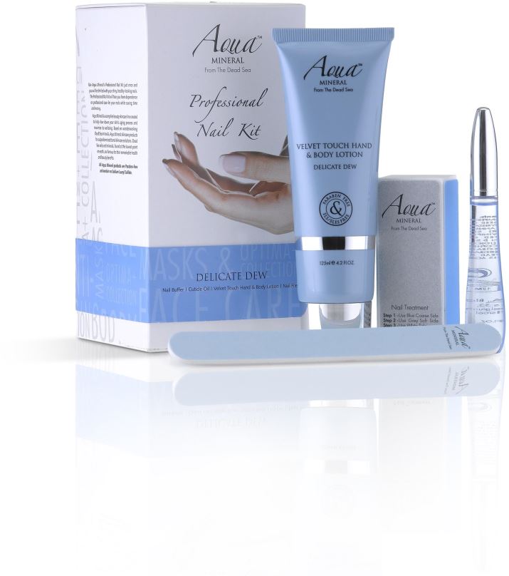 Dárková kosmetická sada AQUA MINERAL Professional Nail Kit Delicate Dew