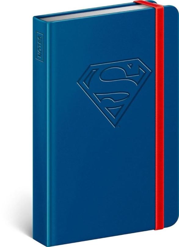 Zápisník PRESCOGROUP Superman – Logo, linkovaný, 11 x 16 cm