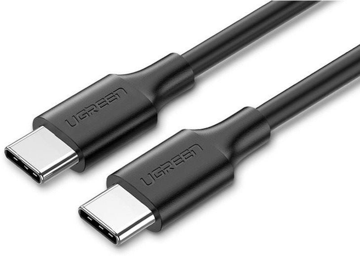 Datový kabel Ugreen USB-C 2.0 (M) to USB-C (M) 60W / 3A Data Cable Black 0.5m
