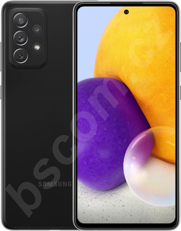Mobilní telefon Samsung Galaxy A72 černá - rozbalenka s malou kosmetickou vadou