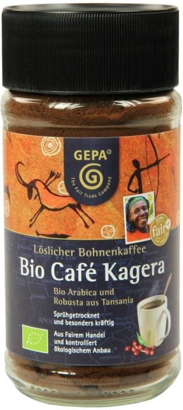 Káva Gepa Instantní káva Fairtrade BIO Kagera 100 g