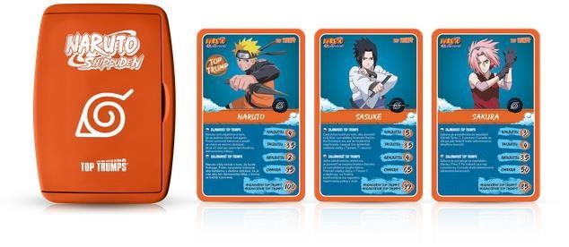 Karetní hra Top Trumps Collectibles Naruto CZ/SK