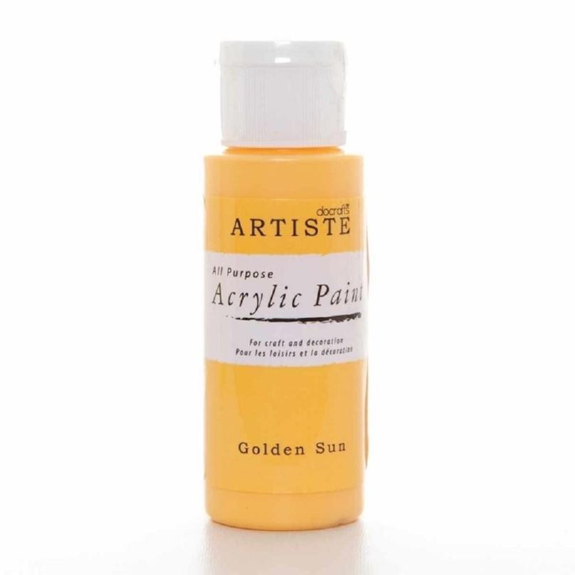 Akrylové barvy na plátno Docrafts Akrylová barva DOA 763206 59 ml - Golden Sun