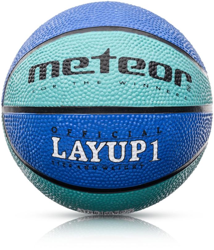Basketbalový míč Meteor Layup vel.1 modrý