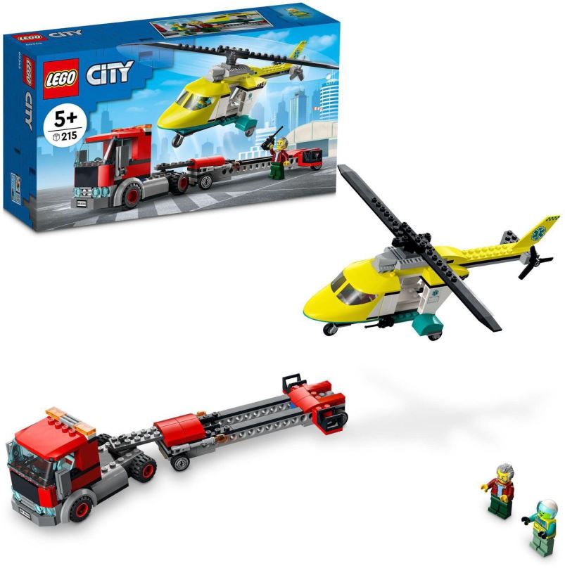 LEGO stavebnice LEGO® City 60343  Přeprava záchranářského vrtulníku