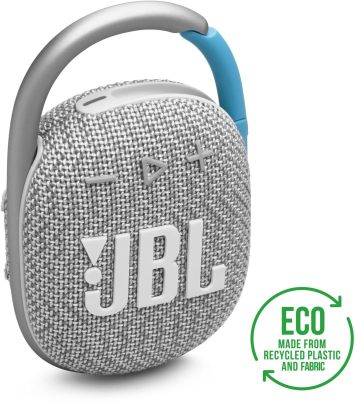 Bluetooth reproduktor JBL Clip 4 ECO bílý