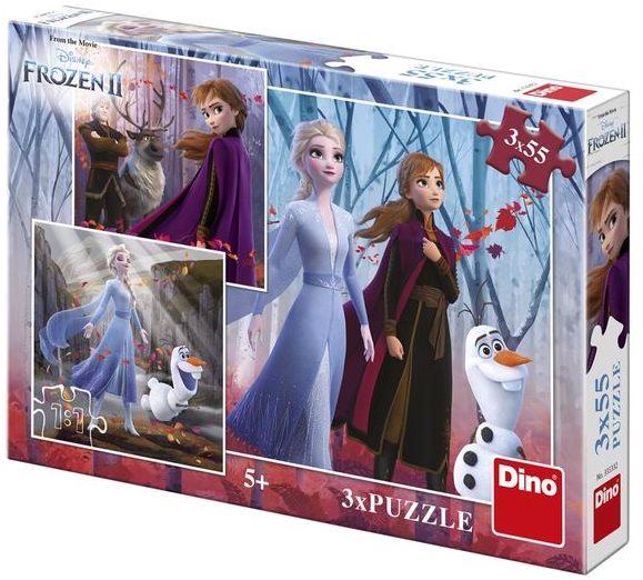 Puzzle Frozen II 3X55 Puzzle Nové