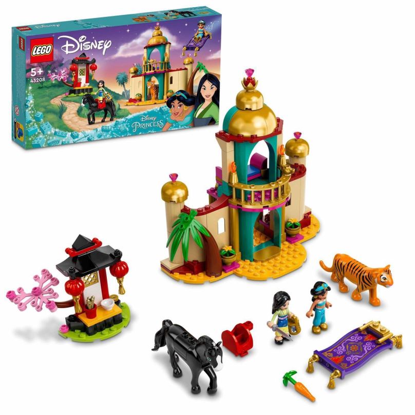 LEGO stavebnice LEGO® I Disney Princess™ 43208 Dobrodružství Jasmíny a Mulan