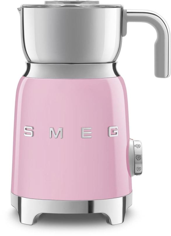 Šlehač mléka SMEG 50's Retro Style 0,6l růžový
