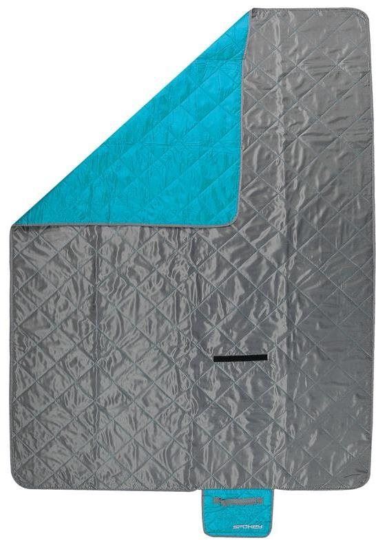 Pikniková deka Spokey Canyon 200x140 cm šedo/modrá