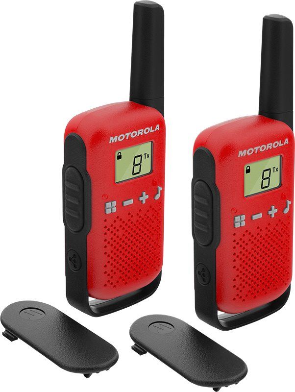 Vysílačky Motorola TLKR T42, červená