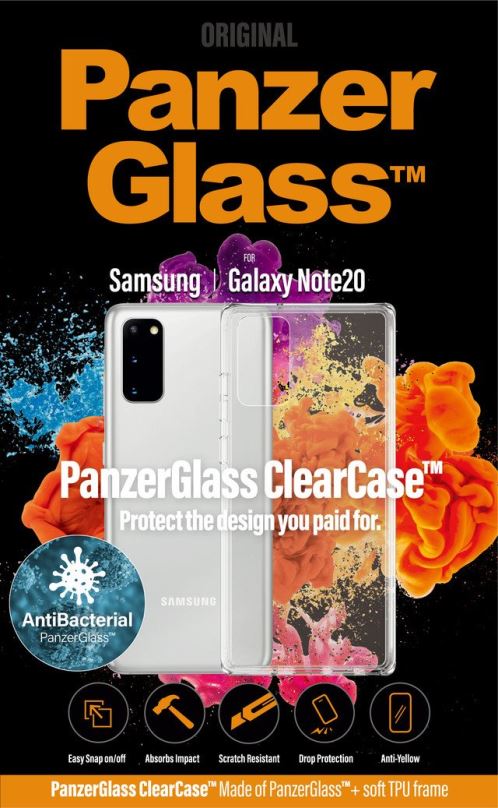 Kryt na mobil PanzerGlass ClearCase AntiBacterial pro Samsung Galaxy Note 20