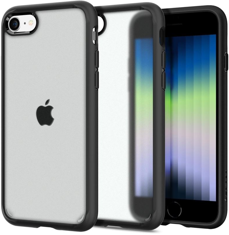 Kryt na mobil Spigen Ultra Hybrid Frost Black iPhone SE 2022/2020/8/7