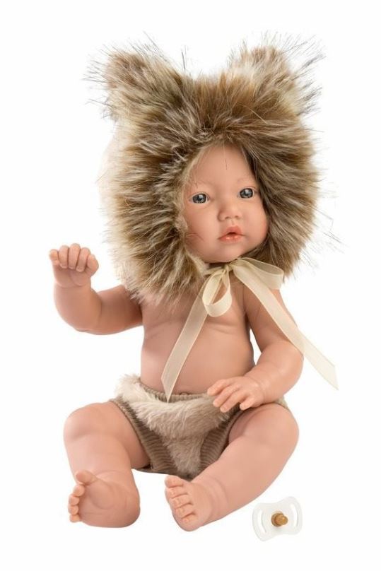 Panenka Llorens 63201 New Born chlapeček - realistická panenka s celovinylovým tělem - 31 cm