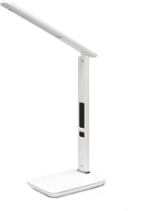 Stolní lampa IMMAX stolní lampička LED Kingfisher bílá