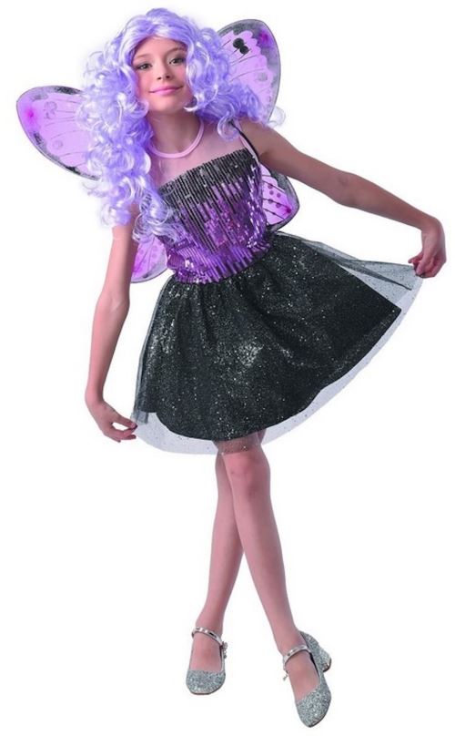 Kostým Šaty na karneval - motýl, 110 - 120 cm