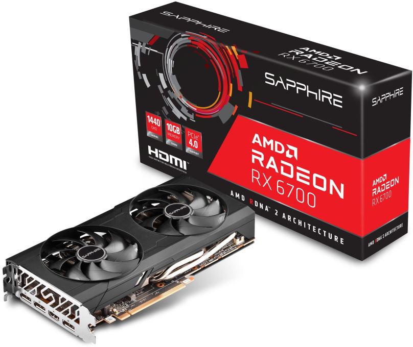 Grafická karta SAPPHIRE AMD Radeon RX 6700 10G OC
