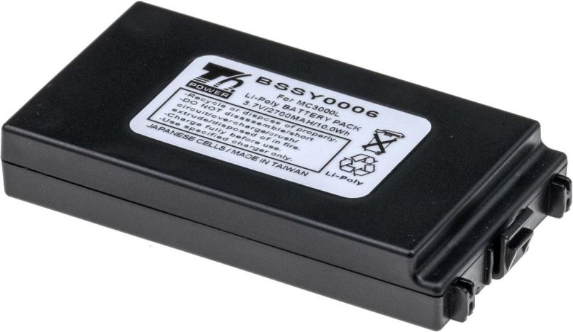 Nabíjecí baterie T6 Power pro čtečku čárových kódů Symbol 55-060117-05, Li-Poly, 2700 mAh (10 Wh), 3,7 V