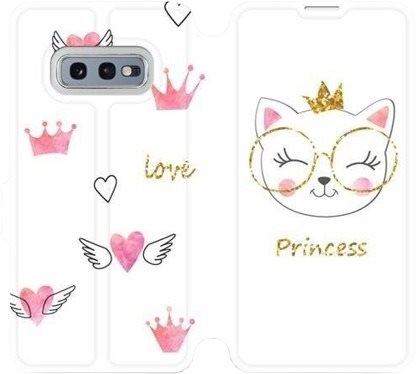 Kryt na mobil Flipové pouzdro na mobil Samsung Galaxy S10e - MH03S Kočička princess