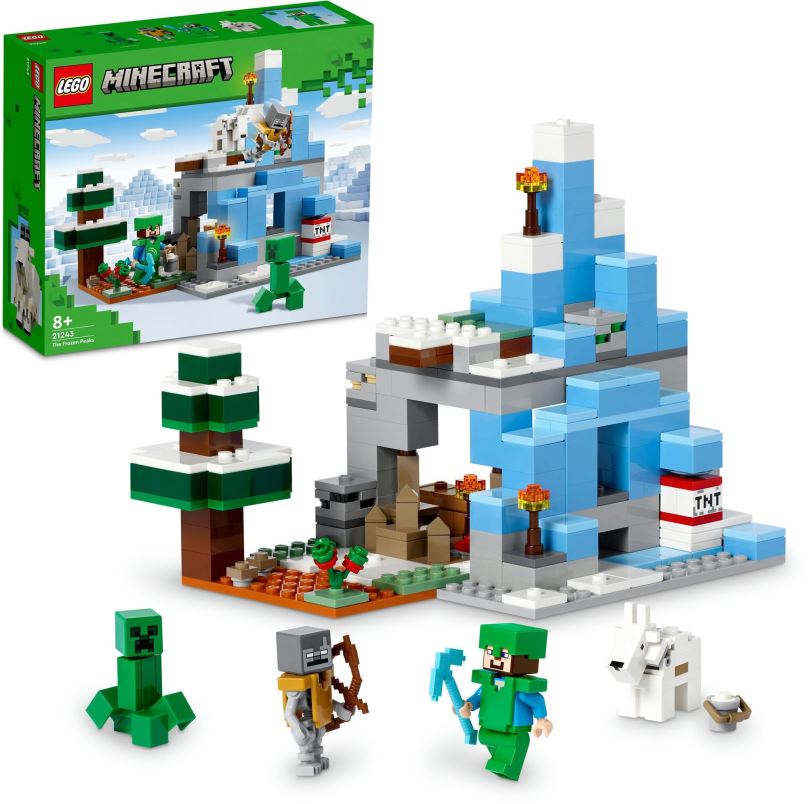 LEGO stavebnice LEGO® Minecraft® 21243 Ledové hory