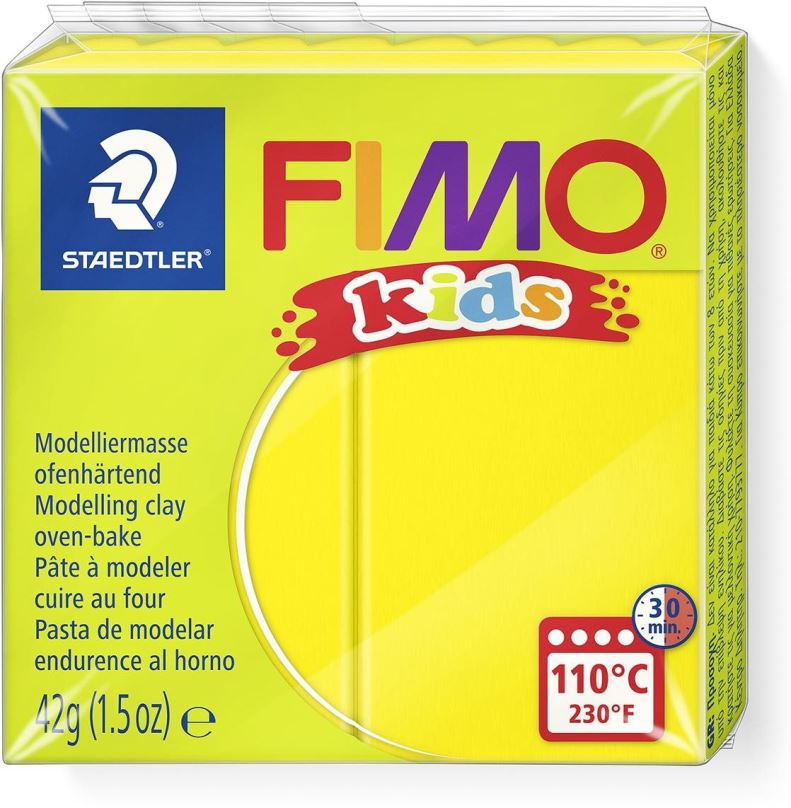Modelovací hmota FIMO kids 8030 42g žlutá