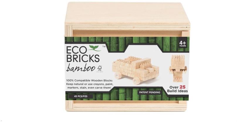 Stavebnice Once Kids Eco-Bricks Bambus 45 dílů