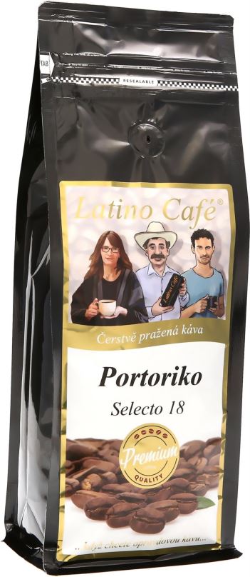 Káva Latino Café Káva Portoriko, zrnková 500g