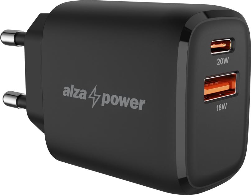 Nabíječka do sítě AlzaPower A100 Fast Charge 20W černá
