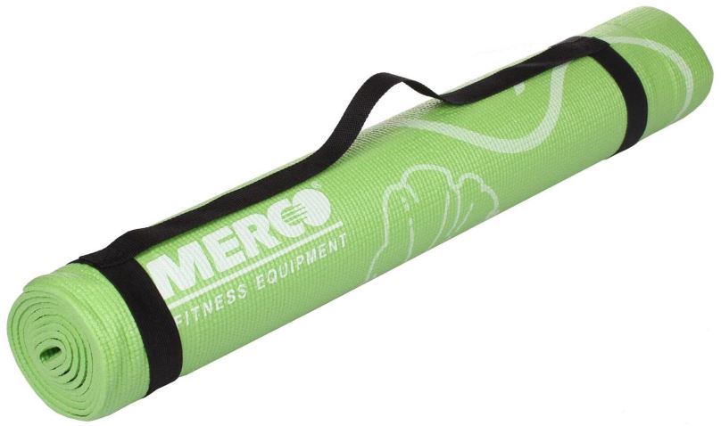 Podložka na cvičení Merco Print PVC 4 Mat zelená