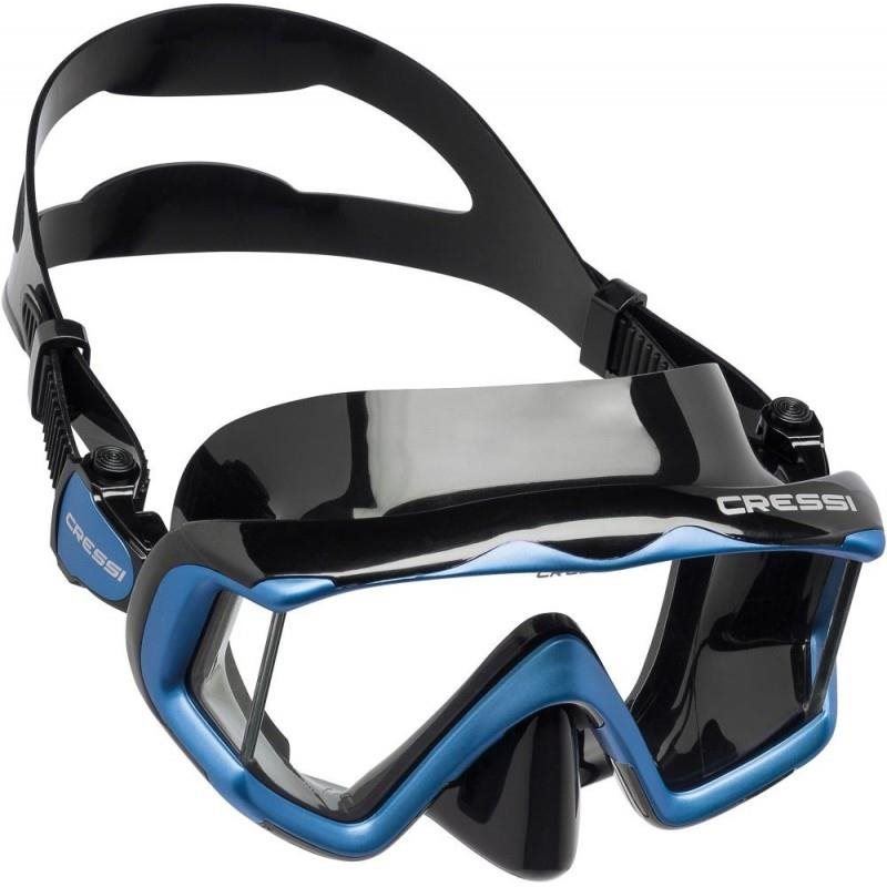 Potápěčské brýle Cressi LIBERTY, černá/modrá